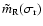 $\tilde m_{\rm R}(\sigma_{\rm r})$