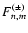 $F_{n,m}^{(\pm)}$