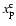 $x_{\rm p}^{\rm c}$