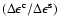 $(\Delta\epsilon^{\rm c}/ \Delta\epsilon^{\rm s})$