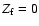 $Z_{\rm f}=0$