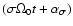 $(\sigma\Omega_0t+\alpha_\sigma)$