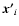 $\vec{x'}_i$