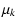 $\displaystyle \mu_k$