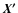 $\vec{X'}$