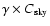 $\gamma\times C_{{\rm sky}}$