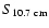 $S_{10.7~{\rm cm}}$
