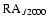 ${\rm RA}_{J2000}$