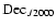 ${\rm Dec}_{J2000}$