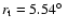 $r_{\rm t}=5.54\hbox{$^\circ$ }$