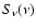 $S_{\nu}(\nu)$