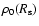 $\rho_0(R_{{\rm s}})$