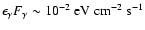 $\epsilon_{\gamma} F_{\gamma} \sim 10^{-2}~{\rm eV}~{\rm cm}^{-2}~{\rm s}^{-1}$
