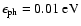 $\epsilon_{\rm ph}=0.01~{\rm eV}$