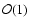 ${\cal{O}}(1)$