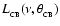 $L_{_{\rm CB}}(\nu,\theta_{_{\rm CB}})$