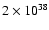 $2\times 10^{38}$