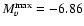 $M_{v}^{\rm max}=-6.86$