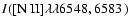 $I(\hbox {[N II]$\lambda \lambda 6548,6583$ })$