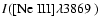 $I(\hbox {[Ne III]$\lambda 3869$ })$