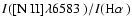 $I(\hbox {[N II]$\lambda 6583$ })/I(\hbox {H$\alpha $ })$