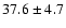 $37.6 \pm 4.7$