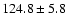 $124.8 \pm 5.8$