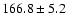 $166.8 \pm 5.2$