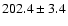 $202.4 \pm 3.4$