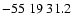 $-55\;19\;31.2$