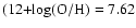 $\rm (12{+}log(O/H) = 7.62$