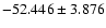 $-52.446 \pm 3.876$