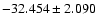$-32.454 \pm 2.090$