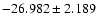$-26.982 \pm 2.189$