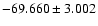$-69.660 \pm 3.002$