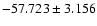 $-57.723 \pm 3.156$