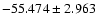 $-55.474 \pm 2.963$