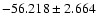 $-56.218 \pm 2.664$