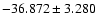 $-36.872 \pm 3.280$