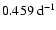 $0.459~{\rm d}^{-1}$