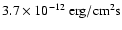 $3.7 \times
10^{-12}~\rm {erg/cm^2s}$