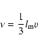 \begin{displaymath}%
\nu=\frac{1}{3} l_{\rm m}v
\end{displaymath}