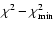 $\chi ^2-\chi ^2_{\rm min}$