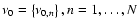 $\nu_0=\left\{\nu_{0,n}\right\}, n=1,\dots,N$