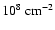 $10^8 ~ {\rm
cm}^{-2}$