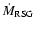 $\dot{M} _{\rm RSG}$