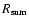 $R_{\rm sum}$
