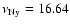 $\nu_{\rm Ny}=16.64$