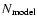 $N_{\rm model}$