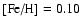 $\mbox{[Fe/H]}=0.10$